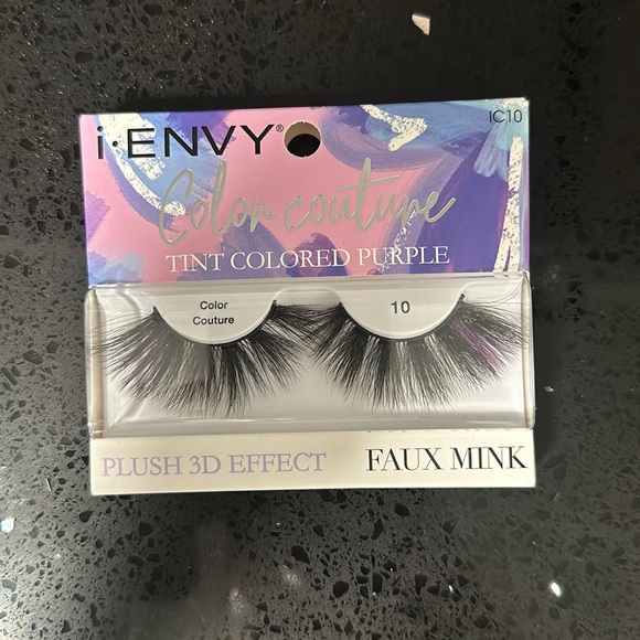 NEW iENVY cluster palette, 2 sets Faux mink lashes purple/amber & lash adhesive - Picture 4 of 9